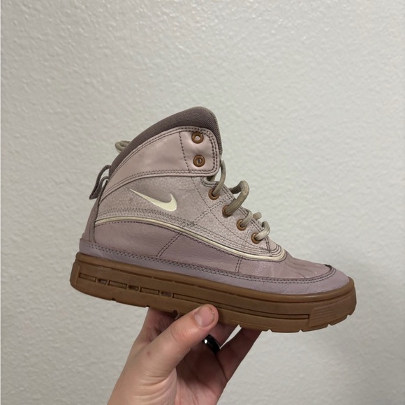 Nike Other - Nike Mauve/Pink High-Top Sneaker with Gum Sole